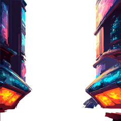 vector illustration of a city