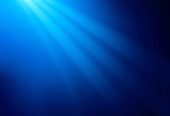 Obraz premium Abstract light blue ray on dark blue grainy gradient noise texture banner, banner, grainy
