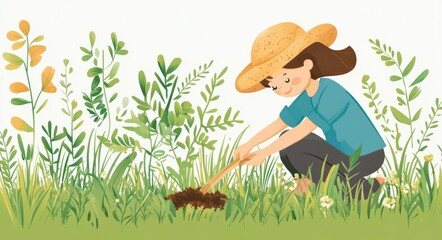 Lawn And Garden Month. Celebrate Nature's Green Season with Outdoor Gardening Activities