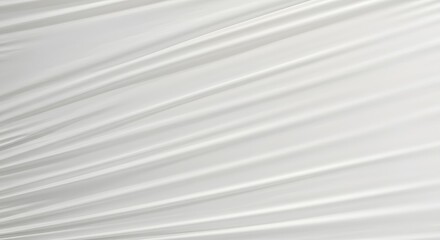 Obraz premium Abstract White Draped Fabric Texture