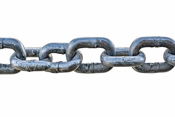 Fototapeta premium The robust anchor chain frame beautifully highlights artwork or certificates, enhancing nautical presentations.