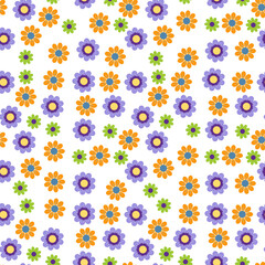 Floral seamless pattern Beautiful romantic floral