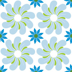 Obraz premium Floral seamless pattern Beautiful romantic floral
