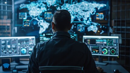 Monitoring cyber threats and vulnerabilities in a high-tech data protection center