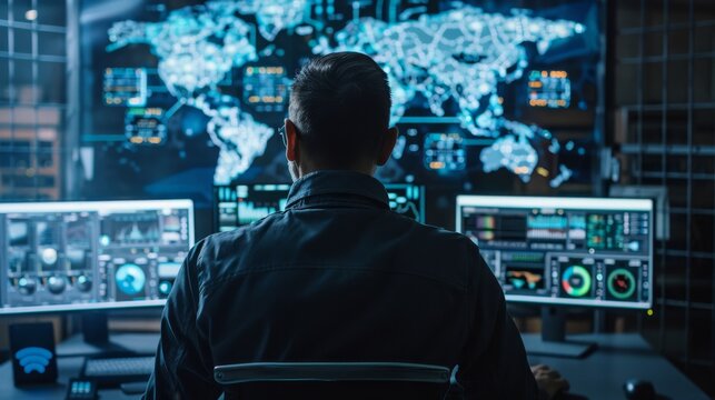 Monitoring cyber threats and vulnerabilities in a high-tech data protection center