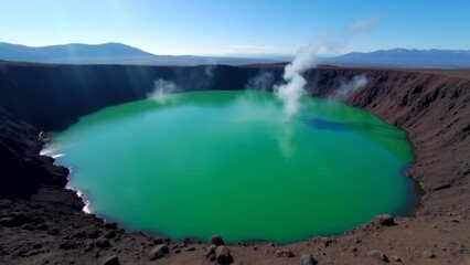 Laguna Verde - Mysterious Volcanic Crater Lake