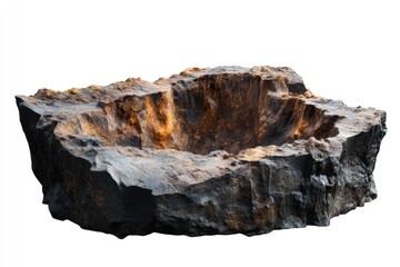 Fototapeta premium A large rock with a hole in it