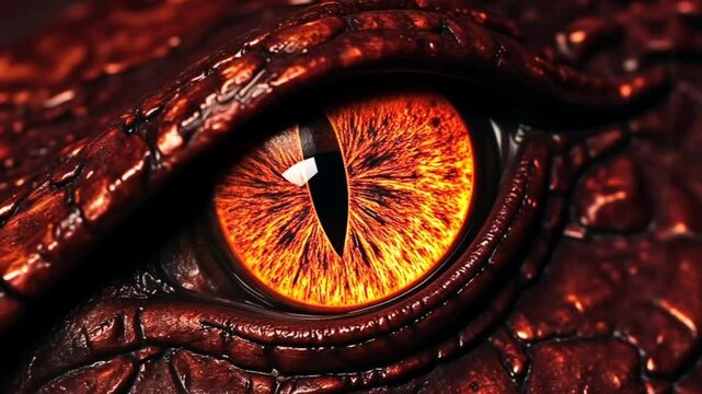  Reptilian Eye Close Up Macro - Close-up of a reptile's eye, showcasing intricate textures and vibrant colors. Symbolizing: mystery, primal instinct, ancient wisdom, hidden depths, watchful gaze