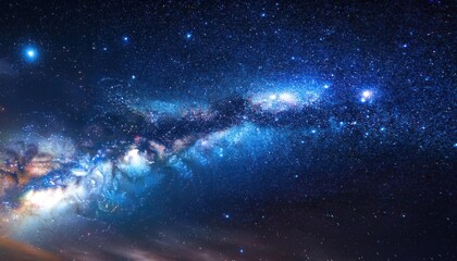 Fototapeta premium Stars and Expansive Universe in a Cosmic Space Background