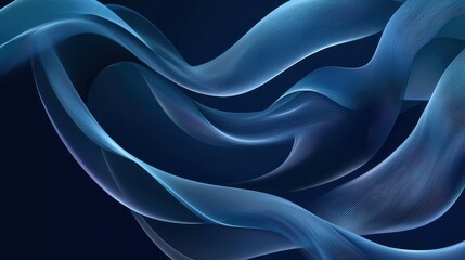 Obraz premium modern header design with thistle, midnight blue and sky blue colors. dynamic curved lines with fluid flowing waves and curves