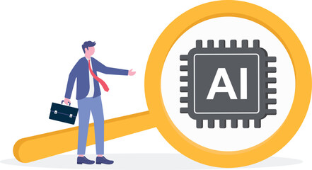 Social media illustration, business concept, web design

