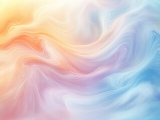 Fototapeta premium Soft, fluid blur texture in neutral tones, resembling the gentle swirl of ocean waves, creating a calming abstract background