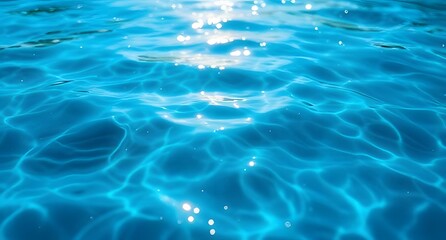 Obraz premium blue water background