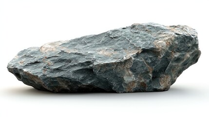 Gray rock, irregular shape