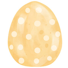 Watercolor hand painted Easter eggs