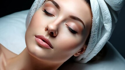 A woman indulges in a hair dyeing service at a vibrant beauty salon, where skilled professionals enhance her look with creative color techniques and personalized care.