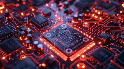 Fototapeta premium Cybersecurity measures against ai-based malware threats in digital environments