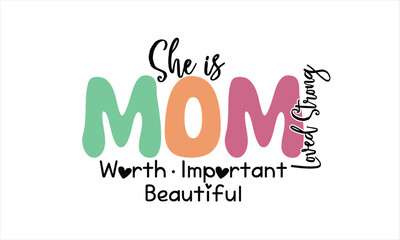 Mom PNG T-shirt Design