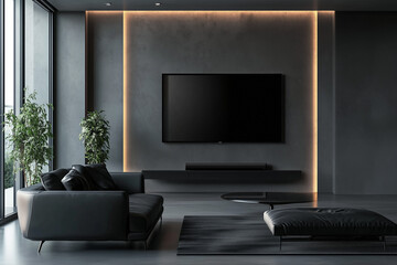 modern interior design of living room