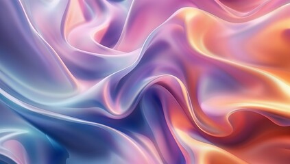 Obraz premium A beautiful abstract background with flowing shapes in pastel colors.