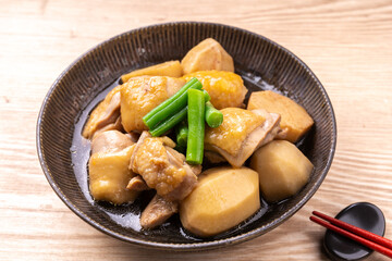 里芋と鶏の煮物