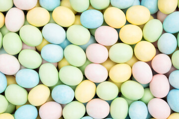 Colorful Easter egg background