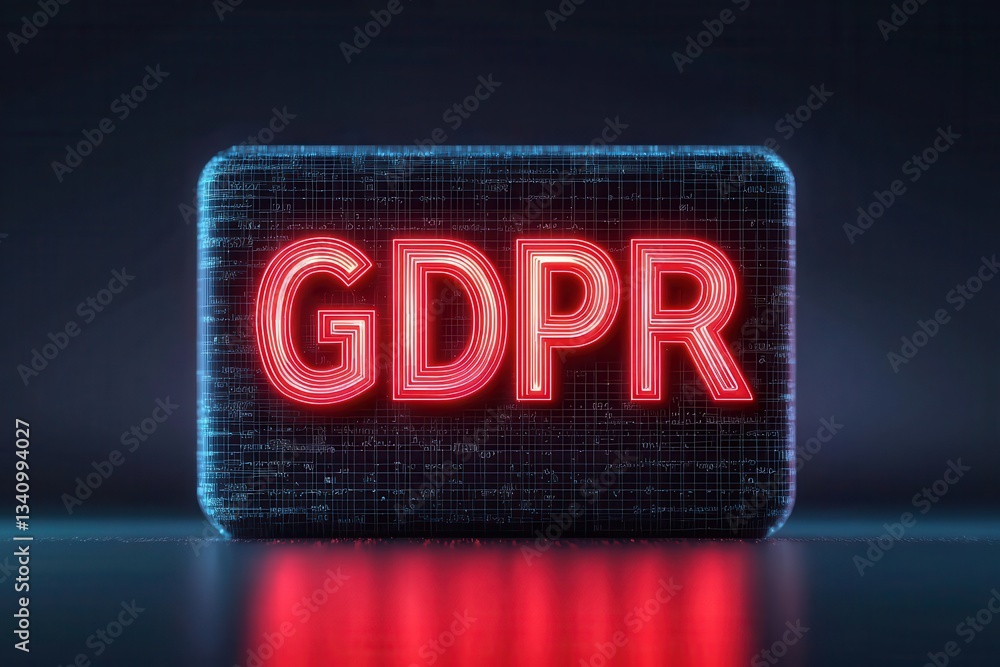 Poster the image features a digital representation of the acronym 