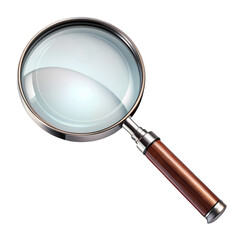 Magnifying Glass: High-Res Image & Vector isolated on transparent background