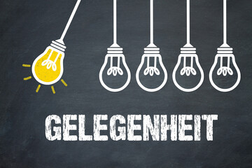 Gelegenheit	
