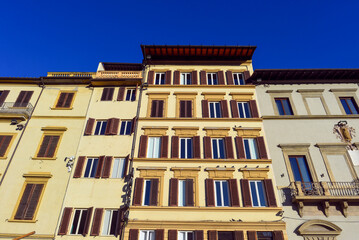 Obraz premium Denkmalgeschützte Architektur in Santa Maria Novella in Florenz