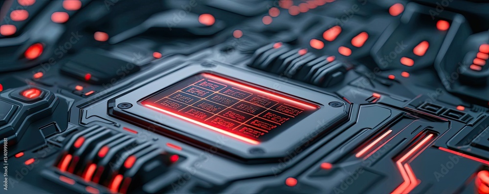 Aufkleber cybersecurity in cyberspace network security protection concept. close-up of a futuristic circuit bo