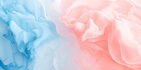 Pastel swirls, abstract art