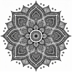 Fototapeta premium mandala round ornament