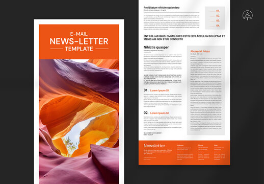 Simple Email News Letter Layout