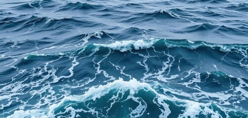 Obraz premium Turbulent swirling water, dark ominous Mediterranean sea, nature, sea