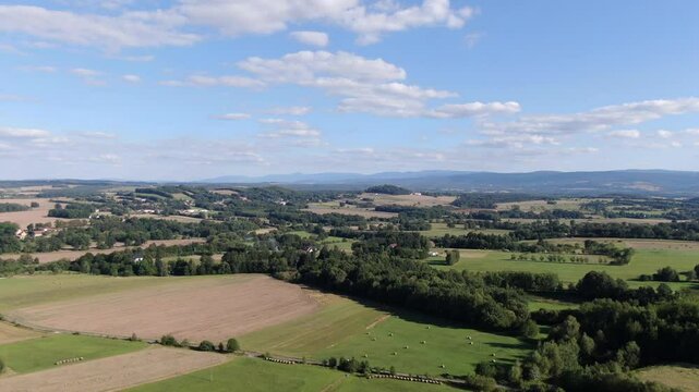 Krajobraz g&oacute;r - dron