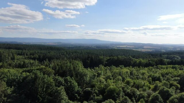 Krajobraz g&oacute;r - dron
