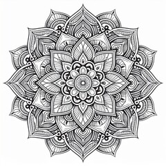 Fototapeta premium mandala round ornament