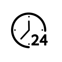 time for action. time information icon