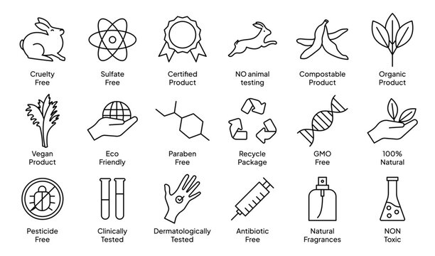 Cosmetic Icons, Product Certifications and Qualities