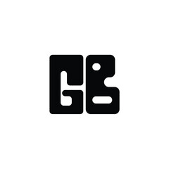 GB monogram logo design letter text name symbol monochrome logotype alphabet character simple logo
