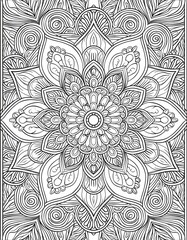 mandala round ornament