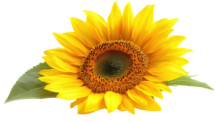 Obraz premium Bright sunflower blooms under the summer sun in a vibrant garden