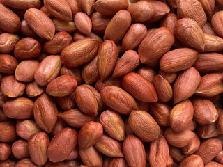 Hazelnut close-up. Breakfast, healthy food. Can be used as background. Hazelnut background
