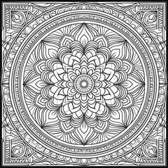 Fototapeta premium mandala round ornament