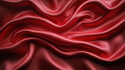 Obraz premium Crimson silk draped in elegant folds