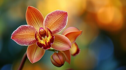 Naklejka na ściany i meble orchid flower