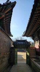 Korean palace beautiful and quiet scenery