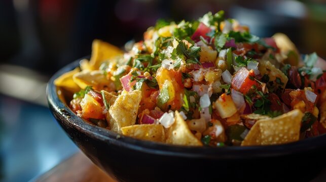 papri chaat, Indian food