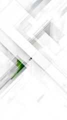 Abstract Geometric Shapes: Modern Minimalist White and Gray Background - Geometric Pattern Digital Art Print for Modern Interior Design